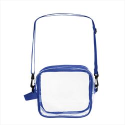 Clear with Royal Blue